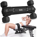 Fitness Hip Thrust Belt – Dual-Strap Glute Builder for Dumbbells, Plates & Kettlebells