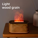 Flame Essential Oil Diffuser – Colorful Mist Aromatherapy Humidifier