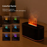 Flame Essential Oil Diffuser – Colorful Mist Aromatherapy Humidifier