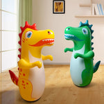 Inflatable Boxing Punching Bag for Kids & Adults – Dinosaur Standing Tumbler Punch Bag