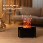 Flame Essential Oil Diffuser – Colorful Mist Aromatherapy Humidifier