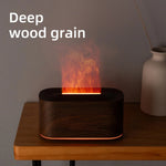 Flame Essential Oil Diffuser – Colorful Mist Aromatherapy Humidifier