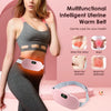 Electric Heating & Vibration Massage Belt for Menstrual Cramps – Rechargeable Abdominal & Waist Massager