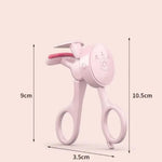 Heated Eyelash Curler – Rechargeable with 3 Temperature Settings