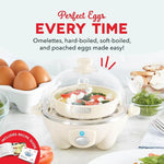 DASH Rapid Egg Cooker – 7-Egg Electric Cooker, Poacher & Steamer