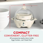 DASH Rapid Egg Cooker – 7-Egg Electric Cooker, Poacher & Steamer