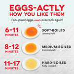 DASH Rapid Egg Cooker – 7-Egg Electric Cooker, Poacher & Steamer