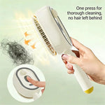 3-in-1 Rechargeable Hair Mist Brush – Scalp Massager & Detangling Comb