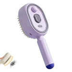 3-in-1 Rechargeable Hair Mist Brush – Scalp Massager & Detangling Comb