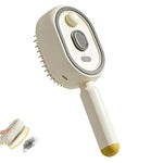 3-in-1 Rechargeable Hair Mist Brush – Scalp Massager & Detangling Comb