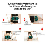 3-Mode Electric Body Massager – Cordless Vibration & Pulse Massage Machine for Belly, Waist, Arms & Legs