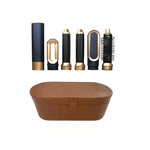 5-in-1 Hair Dryer & Styling Brush – Hot Air Comb, Curler & Straightener