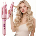 32mm Automatic Rotating Hair Curler – Tourmaline Ceramic Curling Iron with Digital Display