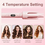 32mm Automatic Rotating Hair Curler – Tourmaline Ceramic Curling Iron with Digital Display