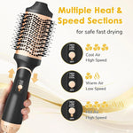 Oval Hair Dryer Brush – Hot Air Blow Dryer & Styling Brush