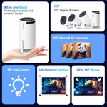 Mini Portable HD Projector HY300 Pro - Home Cinema and Movie Night Projector