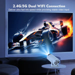 Mini Portable HD Projector HY300 Pro - Home Cinema and Movie Night Projector
