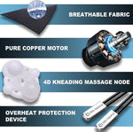 Shiatsu Neck & Back Massager with Heat – 4D Deep-Kneading Massage