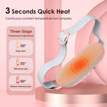 Electric Heating & Vibration Massage Belt for Menstrual Cramps – Rechargeable Abdominal & Waist Massager