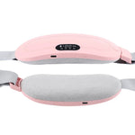 Electric Heating & Vibration Massage Belt for Menstrual Cramps – Rechargeable Abdominal & Waist Massager