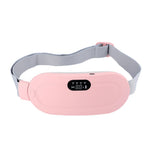 Electric Heating & Vibration Massage Belt for Menstrual Cramps – Rechargeable Abdominal & Waist Massager