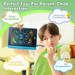 12-Pack 6.5-Inch LCD Writing Tablets for Kids – Colorful Reusable Doodle & Drawing Boards