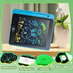 12-Pack 6.5-Inch LCD Writing Tablets for Kids – Colorful Reusable Doodle & Drawing Boards
