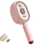 3-in-1 Rechargeable Hair Mist Brush – Scalp Massager & Detangling Comb